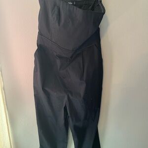 kate spade Black Strapless Jumpsuit